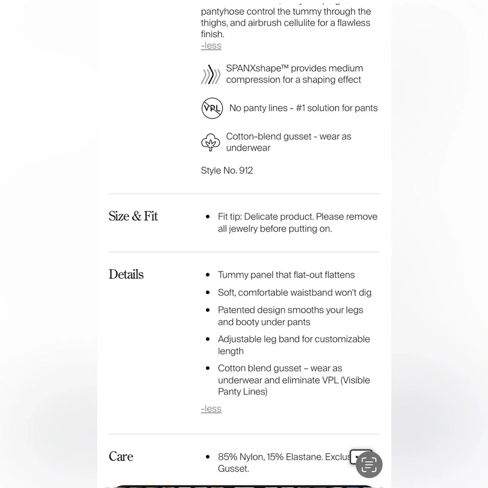 Spanx zero waistband cropped Women's Raw Indigo Jeans - Picture 3 of 5